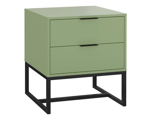 Mesa de Cabeceira Itzzon Verde Caruá e Preto, Verde | WestwingNow