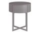 Mesa de Cabeceira Redonda Pecci Cinza, Cinza | WestwingNow