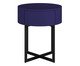 Mesa de Cabeceira Redonda Pecci Azul e Preto, Azul | WestwingNow