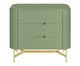 Mesa de Cabeceira Greyz Verde Caruá e Dourado, Verde | WestwingNow