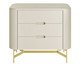 Mesa de Cabeceira Greyz Frapê e Dourado, Cru | WestwingNow