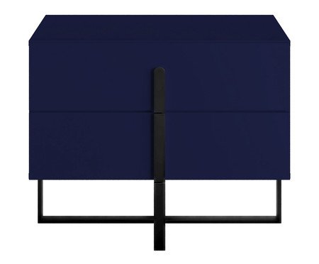 Mesa de Cabeceira Auri Azul e Preto | Westwing