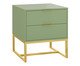 Mesa de Cabeceira Itzzon Verde Caruá e Dourado, Verde | WestwingNow