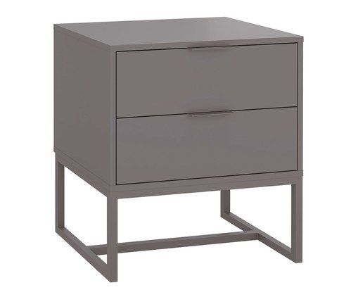 Mesa de Cabeceira Itzzon Cinza, cinza | WestwingNow