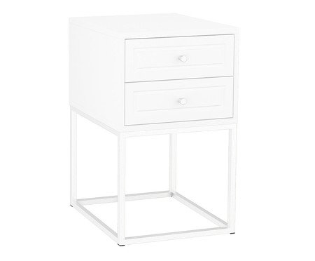 Mesa de Cabeceira Bonn Branco | Westwing