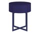 Mesa de Cabeceira Redonda Pecci Azul, Azul | WestwingNow
