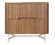 Mesa de Cabeceira Greyz Castanho e Champanhe, Marrom | WestwingNow