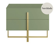 Mesa de Cabeceira Auri Verde Caruá e Dourado | WestwingNow