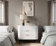 Mesa de Cabeceira Greyz Branco e Preto, Branco | WestwingNow