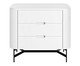 Mesa de Cabeceira Greyz Branco e Preto, Branco | WestwingNow