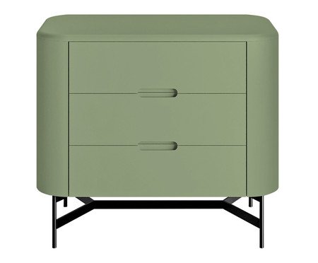 Mesa de Cabeceira Greyz Verde Caruá e Preto | Westwing