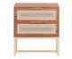Mesa de Cabeceira Alzey Castanho e Champanhe, Marrom | WestwingNow