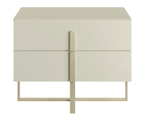 Mesa de Cabeceira Auri Frapê e Dourado, Cru | WestwingNow