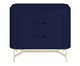 Mesa de Cabeceira Greyz Azul e Champanhe, Azul | WestwingNow