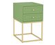 Mesa de Cabeceira Bonn Verde Caruá e Champanhe, Verde | WestwingNow