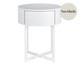 Mesa de Cabeceira Redonda Pecci Branco, Branco | WestwingNow