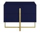 Mesa de Cabeceira Auri Azul e Dourado, Azul | WestwingNow