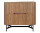 Mesa de Cabeceira Greyz Castanho e Preto, Marrom | WestwingNow