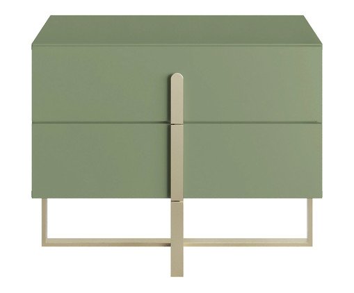 Mesa de Cabeceira Auri Verde Caruá e Champanhe, Verde | WestwingNow