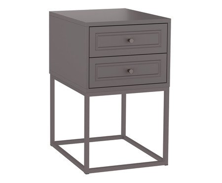 Mesa de Cabeceira Bonn Cinza | Westwing