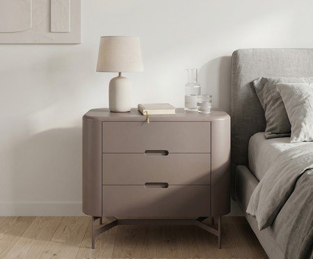 Mesa de Cabeceira Greyz Cinza | Westwing