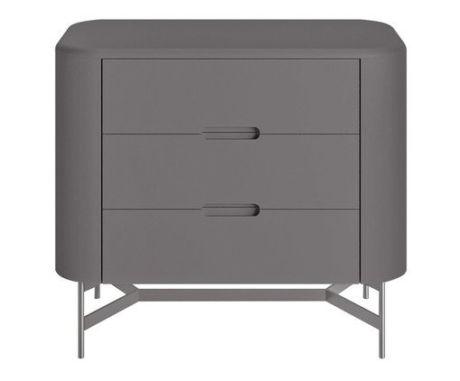 Mesa de Cabeceira Greyz Cinza, Cinza | WestwingNow