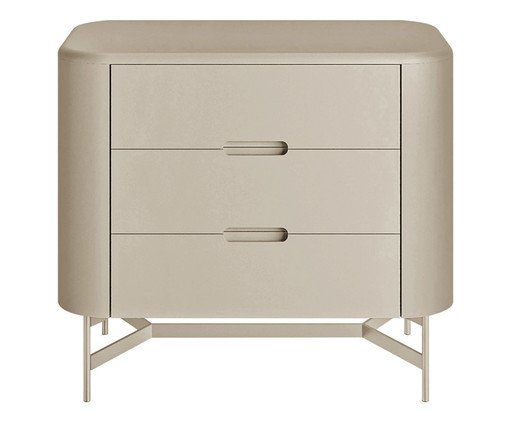 Mesa de Cabeceira Greyz Frapê, Cru | WestwingNow