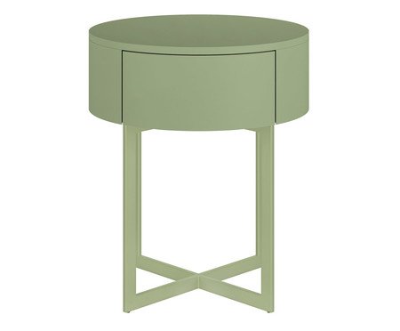 Mesa de Cabeceira Redonda Pecci Verde Caruá | Westwing
