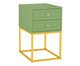Mesa de Cabeceira Bonn Verde Caruá e Dourado, Verde | WestwingNow