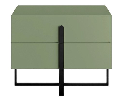 Mesa de Cabeceira Auri Verde Caruá e Preto, Verde | WestwingNow