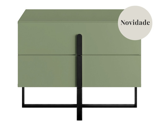 Mesa de Cabeceira Auri Verde Caruá e Preto, Verde | WestwingNow