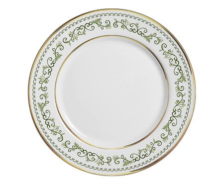 Sousplat Christmas com Filete Dourado