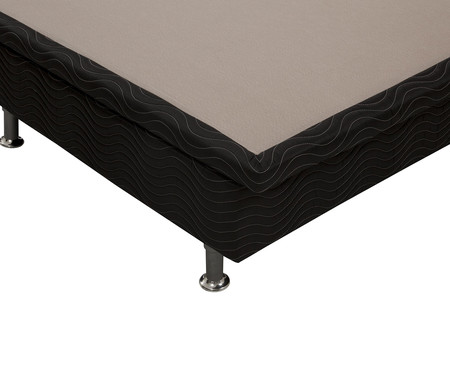 Base para Cama Box com Baú Americano Physical Nero | Westwing