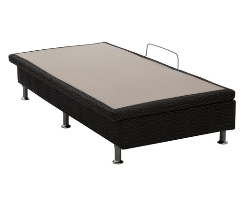 Base para Cama Box com Baú Americano Physical Nero, Preto | WestwingNow