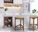 Banqueta Alta Cairo, wood pattern | WestwingNow
