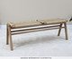 Banco Barroco 02 Lugares, wood pattern | WestwingNow