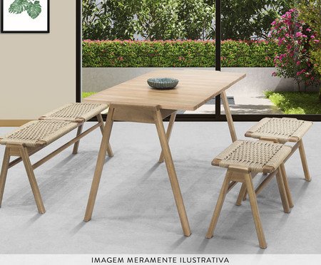 Banco Barroco 02 Lugares | Westwing
