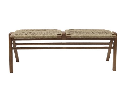Banco Barroco 02 Lugares, wood pattern | WestwingNow
