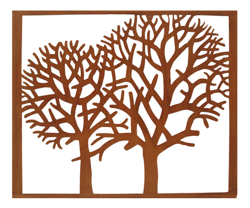 Adorno de Parede Árvores - Acobreado, Marrom, Cobre | WestwingNow