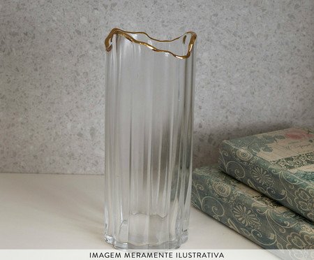 Vaso Wolff com Borda Dourada | Westwing