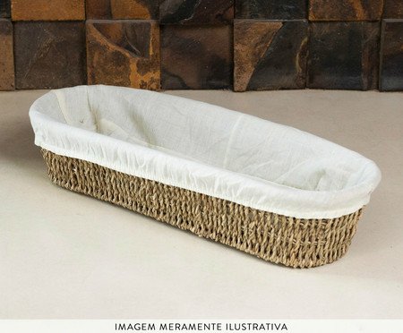 Cesta Sisal com Forro Wolff | Westwing