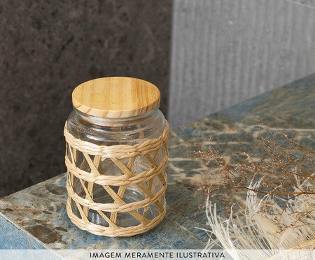 Porta-Mantimentos com Sisal e Tampa Wolff | Westwing