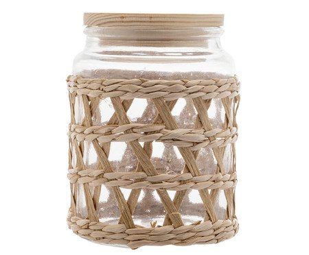 Porta-Mantimentos com Sisal e Tampa Wolff | Westwing