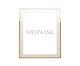 Porta-Retrato em Inox Basic Dourado, Branco | WestwingNow