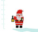 Enfeite Papai Noel Pixel Alperen Vermelho -  14X20cm, Colorido | WestwingNow