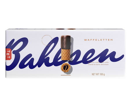 Biscoito Alemão Bahlsen Waffeletten Dark