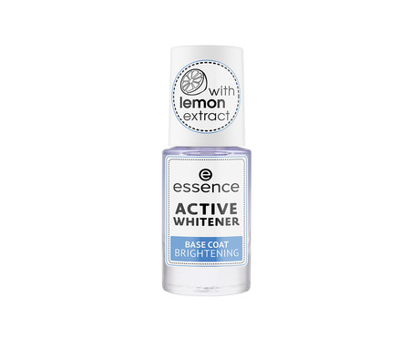 Base Clareadora de Unhas Essence Active Whitener Coat Bright