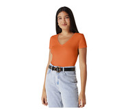 Blusa Feminina Slim Laranja Médio | WestwingNow