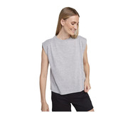 Blusa Feminina Regata Cinza Mescla | WestwingNow