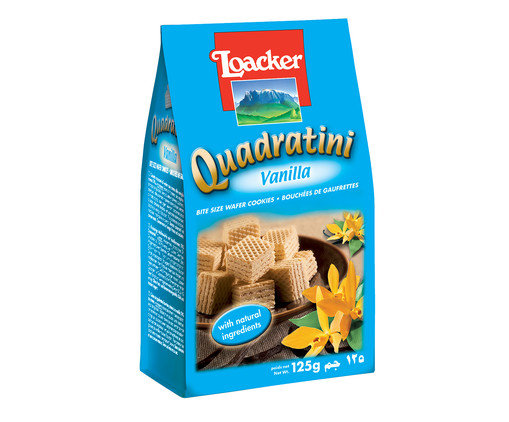 Biscoito Australiano Loacker Quadratini Vanille, Colorido | WestwingNow